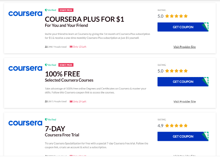 coursera plus discount: Coupon