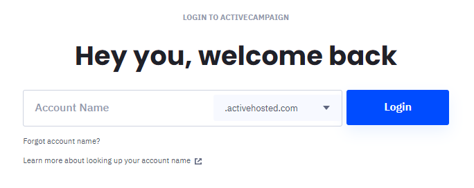 how to change the mailed-by ActiveCampaign: . Access Your ActiveCampaign Account