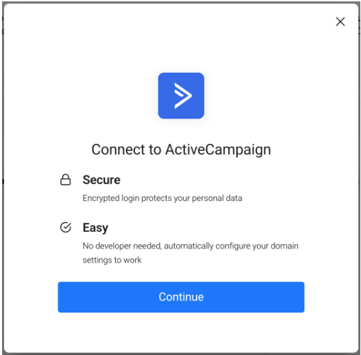 how to change the mailed-by ActiveCampaign: Connect To ActiveCampaign