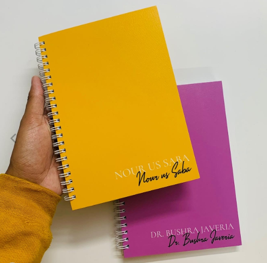 sell physical merchandise on Teachable:  Notebooks