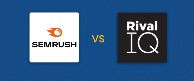 SEMrush Social vs RivalIQ: Logo comparison 