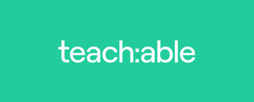 how to add a checkbox in Teachable: Teachable logo