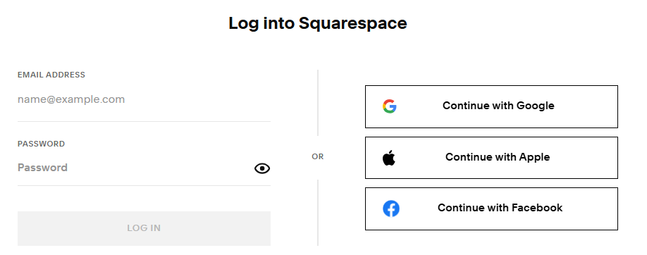 Squarespace background video best format: Log in to squarespace 