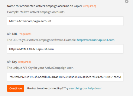 Stripe ActiveCampaign Zapier:  Connect Activecampaign to Zapier 