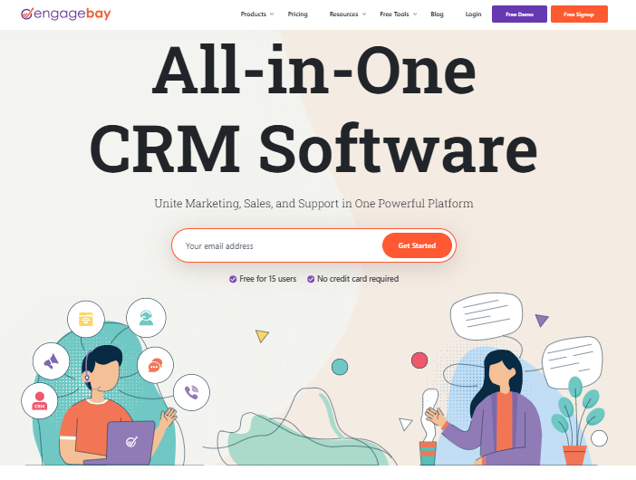 EngageBay All-In-One Suite:  Engagebay CRM software