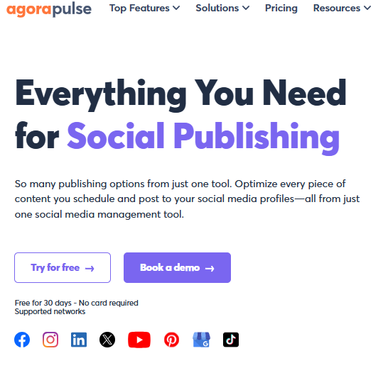  Agorapulse Facebook API: Social publishing