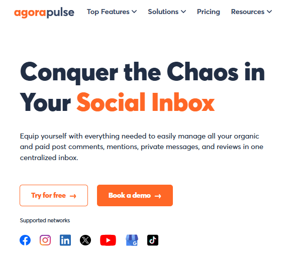  Agorapulse Facebook API: Agorapulse Social inbox