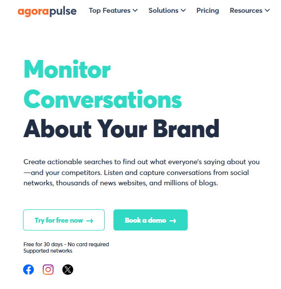  Agorapulse Facebook API: Monitor conversations