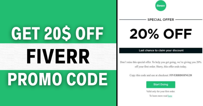 Fiverr Promo Code: Enjoy 20% off