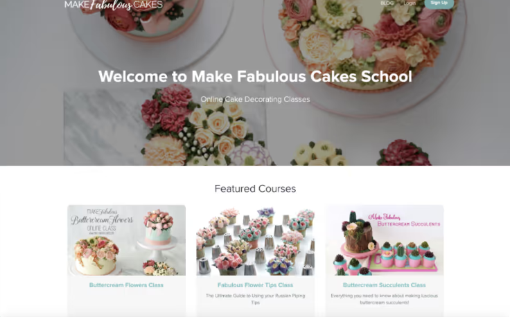 Does Teachable have landing pages: Coures landing page